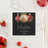 Weihnachtsbaumholz aus Party Serviette (Beispiel)