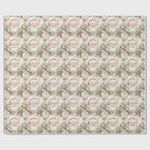 Weihnachtsbaumholzpapier von Santa Pine Geschenkpapier (Flach)