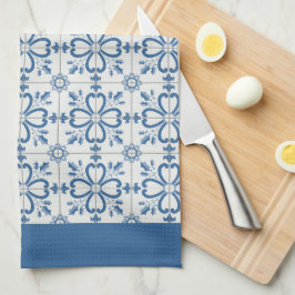 Weihnachtsbaumkacheln, Blätter und Blume Geschirrtuch