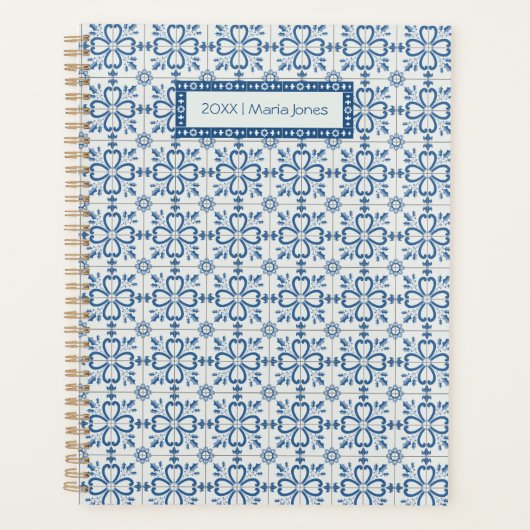 Weihnachtsbaumkacheln, Blätter und Blume Planer (Vorderseite)