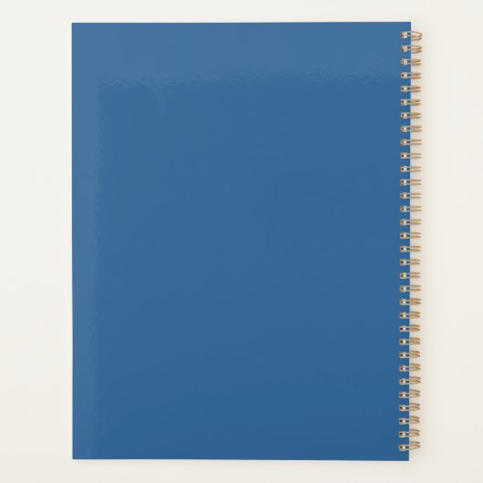 Weihnachtsbaumkacheln, Blätter und Blume Planer (Rückseite)