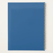 Weihnachtsbaumkacheln, Blätter und Blume Planer (Rückseite)