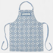 Weihnachtsbaumkacheln, Blätter und Blume Schürze (Vorderseite)