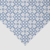 Weihnachtsbaumkacheln, Blätter und Blume Seidenpapier (Detail)