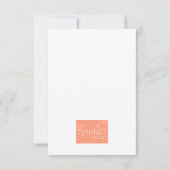 Weihnachtsbaumkarte (Rückseite)