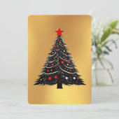 Weihnachtsbaumkarte (Stehend Vorderseite)