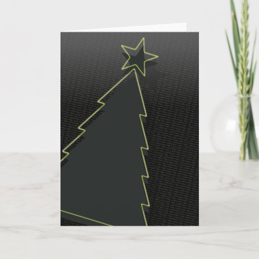 Weihnachtsbaumkarte 01 feiertagskarte (Vorderseite)