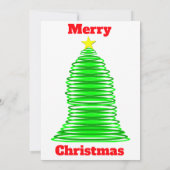 Weihnachtsbaumkarte Einladung (Rückseite)