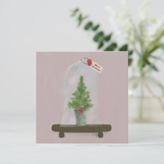 Weihnachtsbaumkarte Einladung