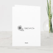 Weihnachtsbaumkarte Feiertagskarte (Rückseite)