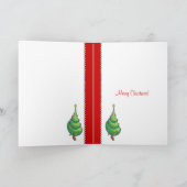 Weihnachtsbaumkarte Feiertagskarte (Innenseite)