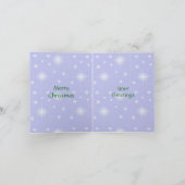 Weihnachtsbaumkarte Feiertagskarte (Innenseite)