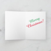 Weihnachtsbaumkarte Feiertagskarte (Innenseite)