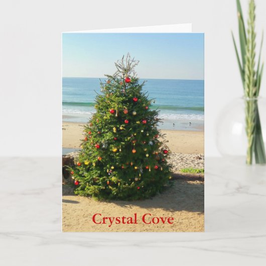 Weihnachtsbaumkarte Feiertagskarte (Vorderseite)