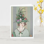 Weihnachtsbaumkarte Karte (Gelbe Blume)