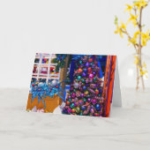 Weihnachtsbaumkarte Karte (Gelbe Blume)