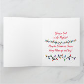 Weihnachtsbaumkarte Karte (Innenseite)