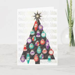 Weihnachtsbaumkarte Karte