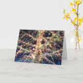 Weihnachtsbaumkarte Karte (Gelbe Blume)