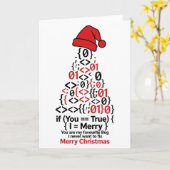 Weihnachtsbaumkarte mit Code - Romantisches Gesche Karte (Gelbe Blume)