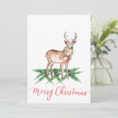 Weihnachtsbaumkarten Feiertagskarte (Stehend Vorderseite)