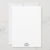 Weihnachtsbaumkarten Feiertagskarte (Rückseite)