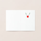 Weihnachtsbaumkarten Folienkarte (Innenseite)
