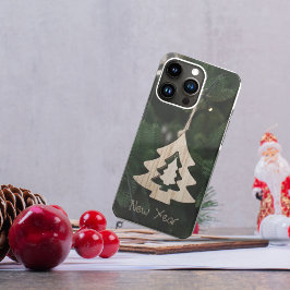 Weihnachtsbaumkästen aus Holz Case-Mate iPhone Hülle