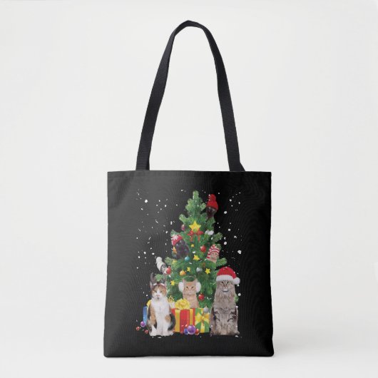 Weihnachtsbaumkatzen - Katzenschwitzer Tasche (Vorderseite)