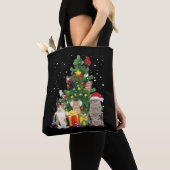 Weihnachtsbaumkatzen - Katzenschwitzer Tasche (Von Nahem)