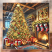 Weihnachtsbaumklammer Fensteraufkleber (Blatt 2)