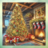 Weihnachtsbaumklammer Fensteraufkleber (Blatt 3)