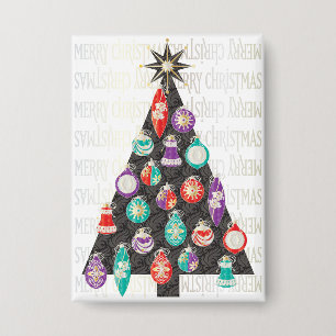 Weihnachtsbaumknopf Button