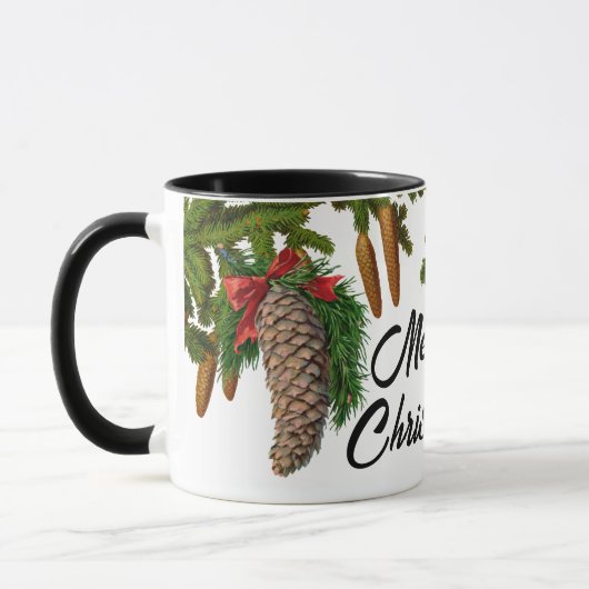 Weihnachtsbaumkonus-Tasse Tasse (Links)