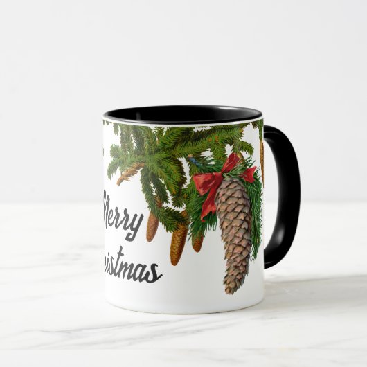 Weihnachtsbaumkonus-Tasse Tasse (VorderseiteRechts)