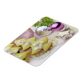 Weihnachtsbaumkost, Ornamente, Perlen, Kiefer Magnet (Linke Seite)