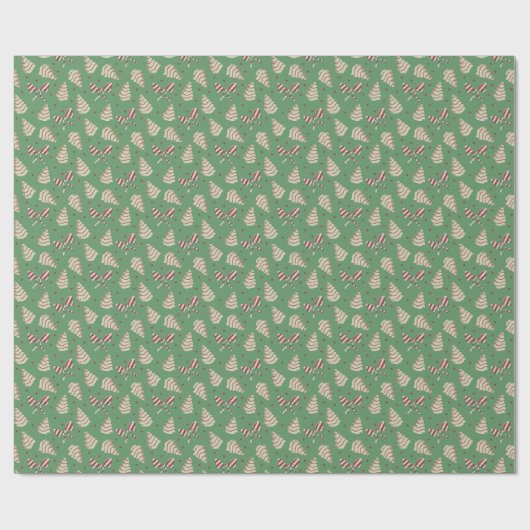 Weihnachtsbaumkuchen Geschenkpapier (Flach)