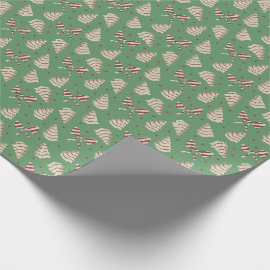 Weihnachtsbaumkuchen Geschenkpapier (Ecke)