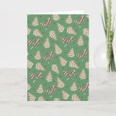 Weihnachtsbaumkuchen Karte (Vorderseite)