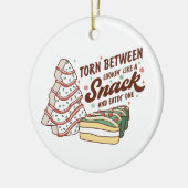 Weihnachtsbaumkuchen, Weihnachtskekse Keramik Ornament (Links)