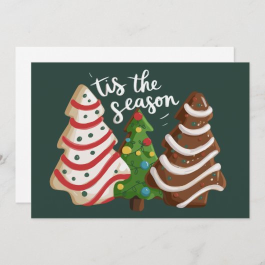 Weihnachtsbaumkuchen zu Weihnachten Weihnachten We (Vorne/Hinten)