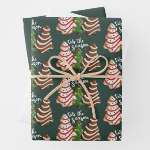 Weihnachtsbaumkuchen zu Weihnachten Weihnachten We Geschenkpapier Set