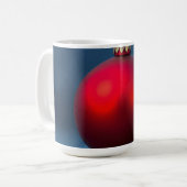 Weihnachtsbaumkugel-Dekoration Kaffeetasse (Vorderseite Links)