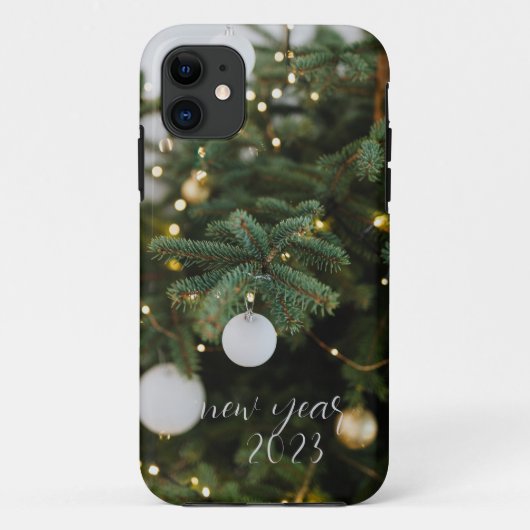 Weihnachtsbaumkugeln auf einem iPhone-Case Case-Mate iPhone Hülle (Rückseite)