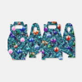 Weihnachtsbaumkugeln Muster Geschenkschachtel (Ungefaltet)