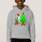 Weihnachtsbaumkuh Hoodie (Vorderseite)