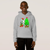 Weihnachtsbaumkuh Hoodie (Vorne ganz)