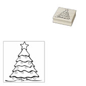 Weihnachtsbaumkunst Briefmarke Gummistempel (Stempel)
