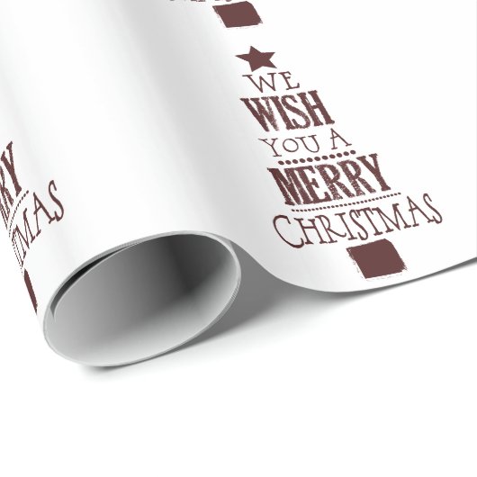 Weihnachtsbaumkunst Geschenkpapier (Rolleneckpunkt)