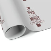 Weihnachtsbaumkunst Geschenkpapier (Rolleneckpunkt)